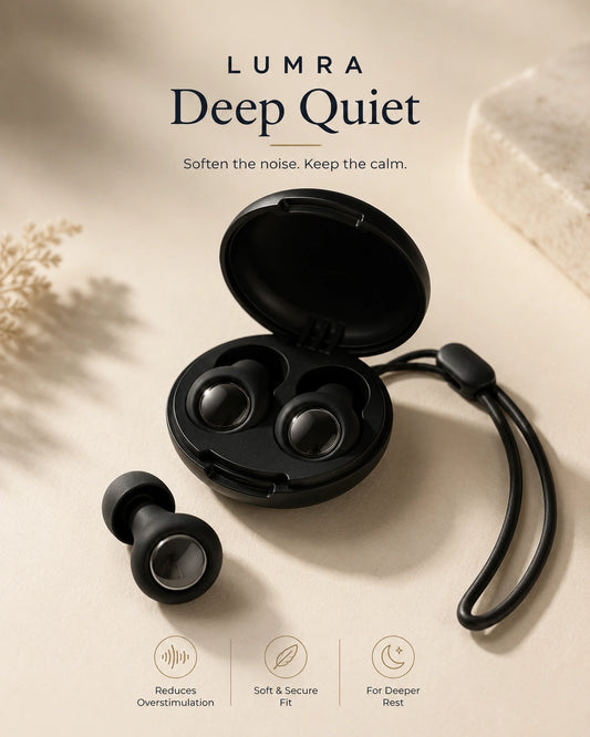 LUMRA Deep Quiet premium sleep earplugs