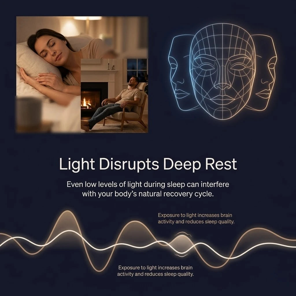 LUMRA Nightmask - Total Darkness. Total Rest.