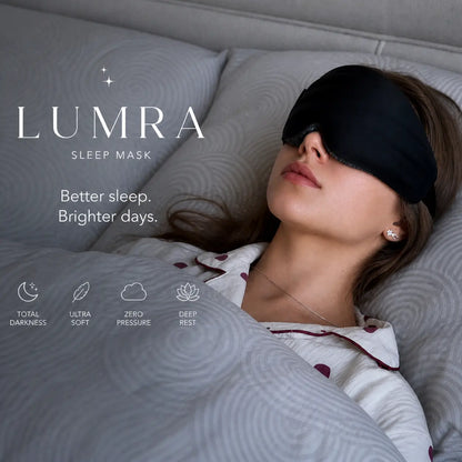 LUMRA Nightmask - Total Darkness. Total Rest.